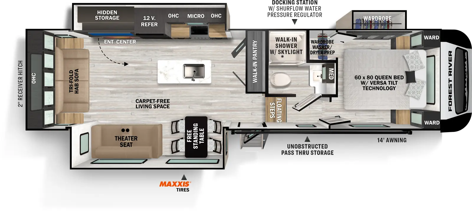 Impression 280RL Floorplan